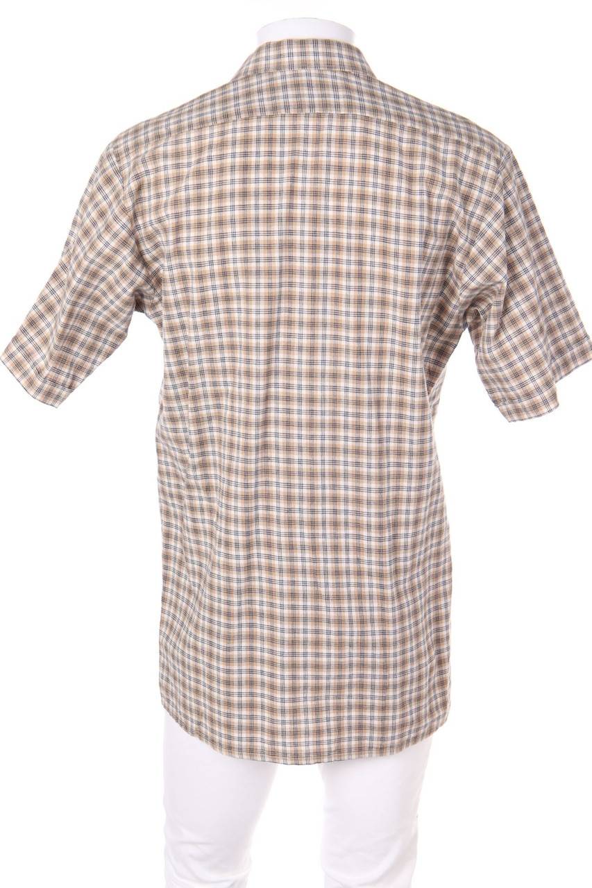 Carou OS Trachten Trachten-Hemd Aus Baumwolle Mit Karo-Muster
