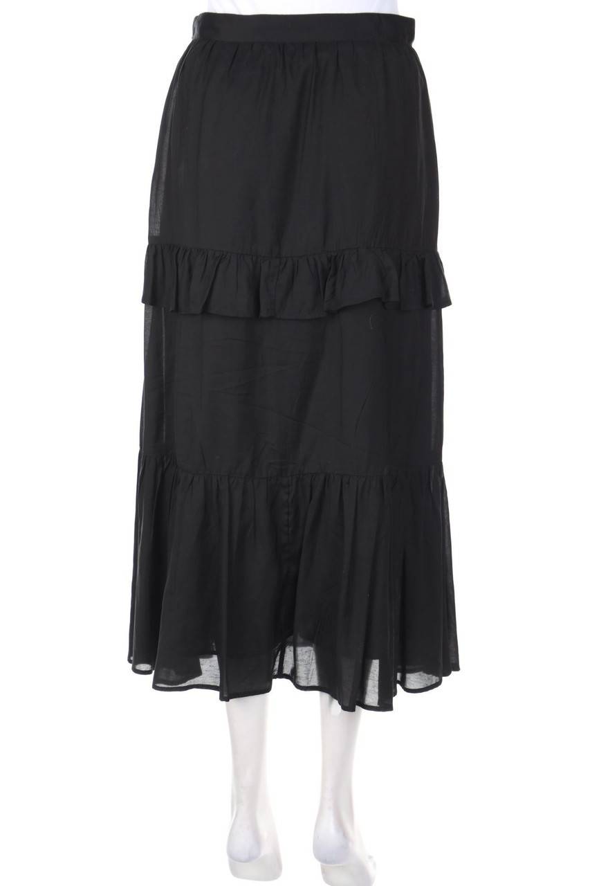 Carou & OTHER STORIES Maxi-Rock Aus Viskose-Mix Mit Volants