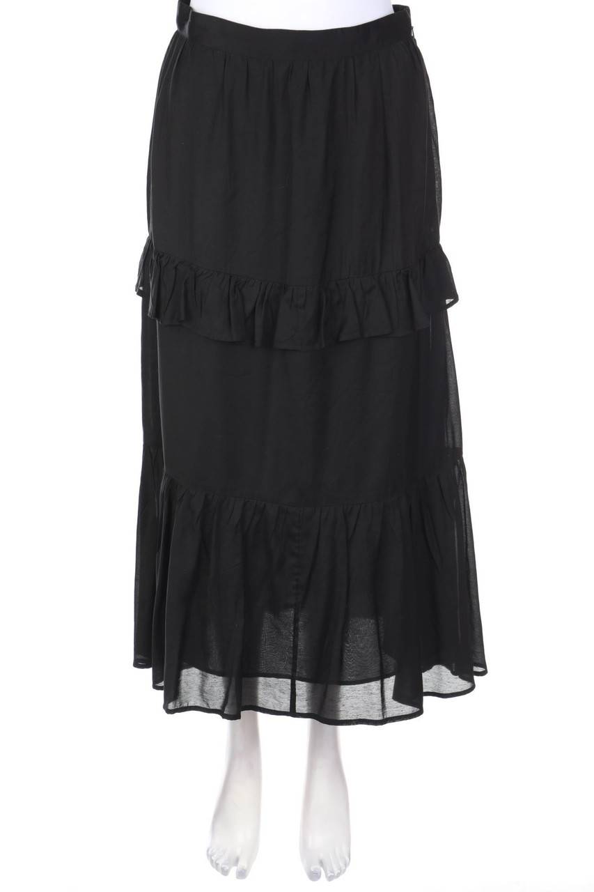 Carou & OTHER STORIES Maxi-Rock aus Viskose-Mix mit Volants