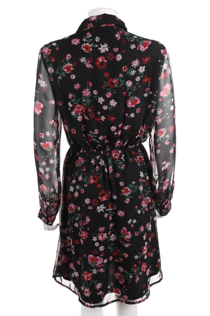 Carou Page One Tunikakleid Mit Blumen-Print Mit Gummizug