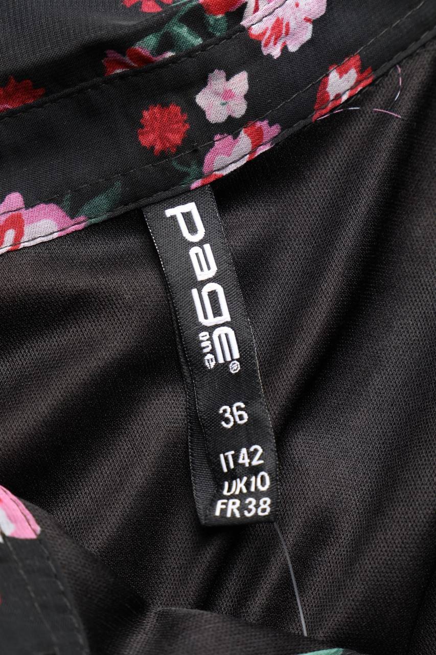 Carou Page One Tunikakleid Mit Blumen-Print Mit Gummizug