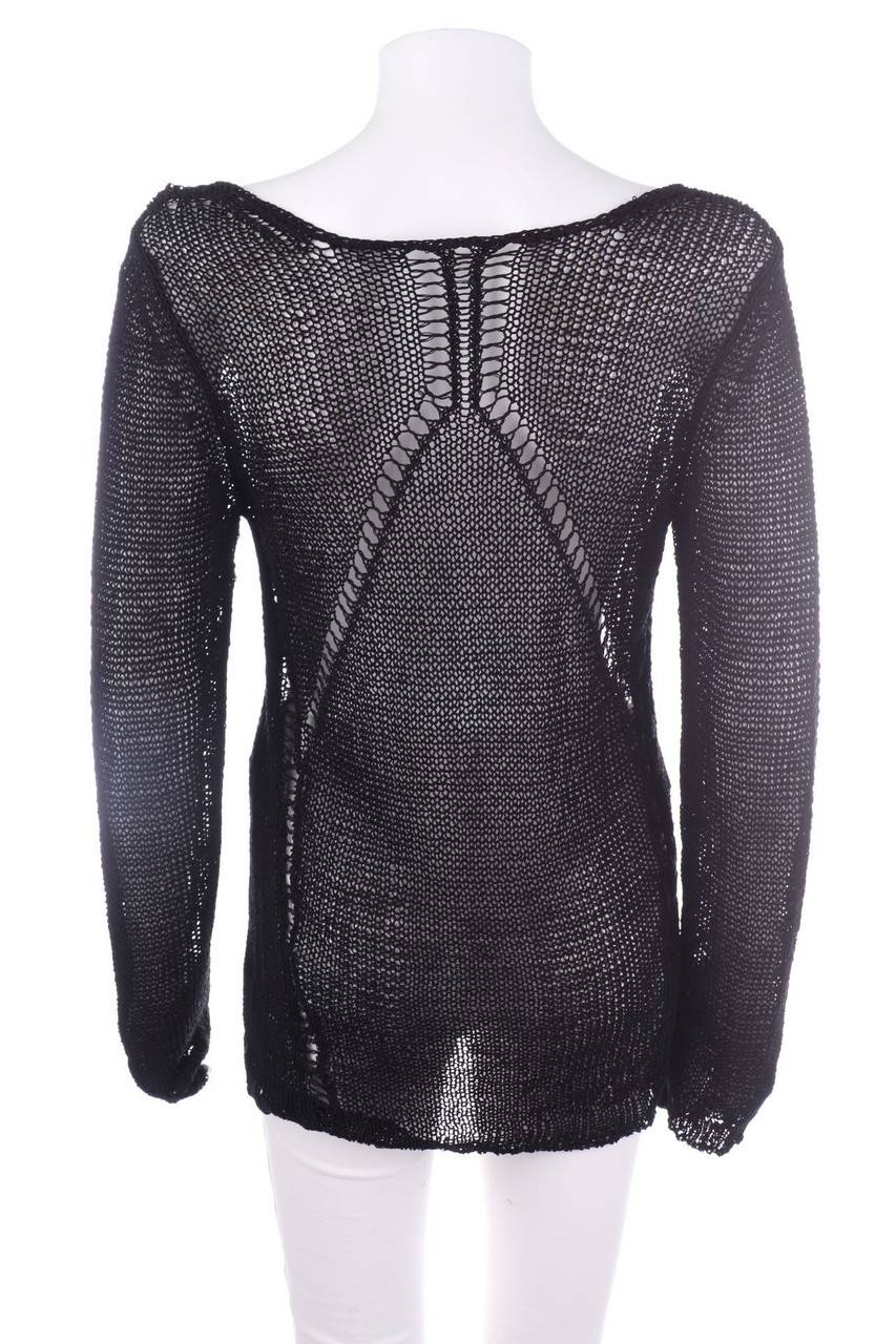 Carou PAROSH Strick-Pullover Aus Leinen-Mix Mit Lochstrick-Details