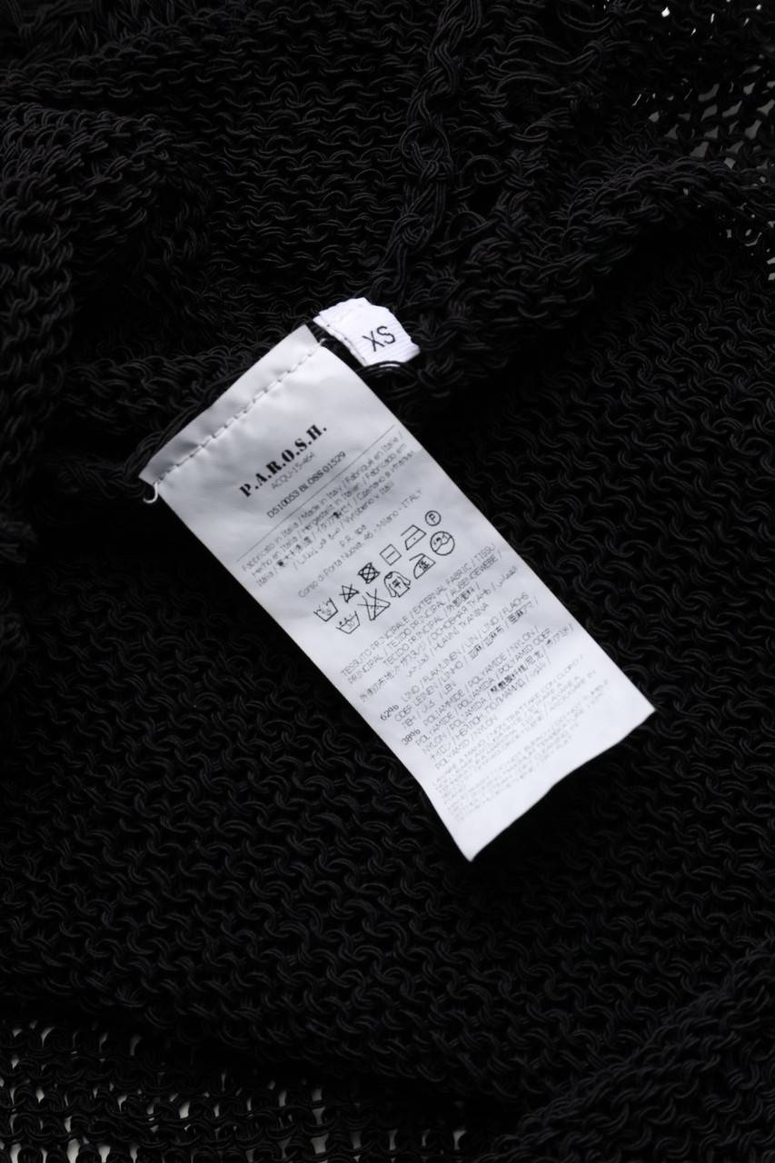 Carou PAROSH Strick-Pullover Aus Leinen-Mix Mit Lochstrick-Details