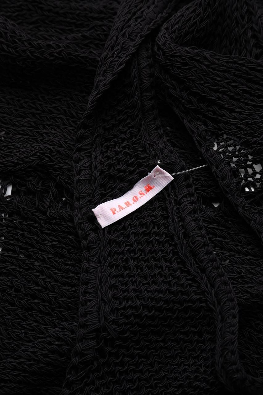 Carou PAROSH Strick-Pullover Aus Leinen-Mix Mit Lochstrick-Details