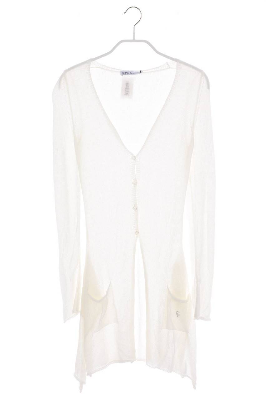 Carou PATRIZIA PEPE Long-Strickjacke mit aufgesetzten Taschen