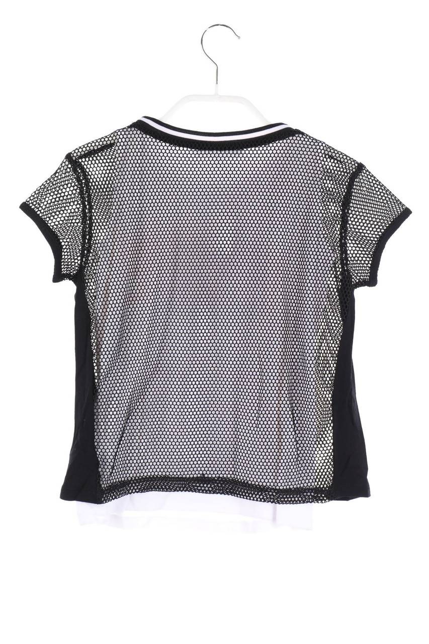 Carou PATRIZIA PEPE T-Shirt Im Layer Look Mit Mesh-Einsatz