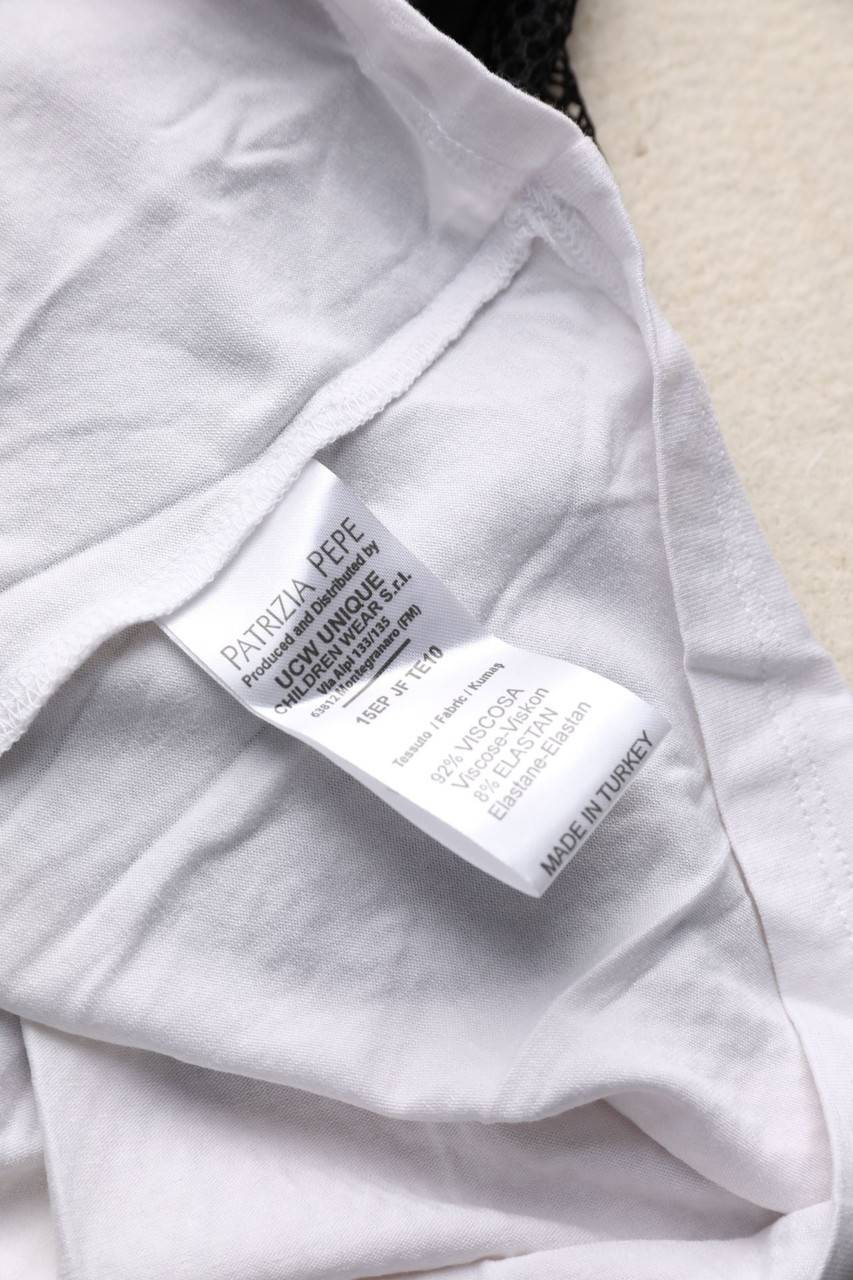 Carou PATRIZIA PEPE T-Shirt Im Layer Look Mit Mesh-Einsatz