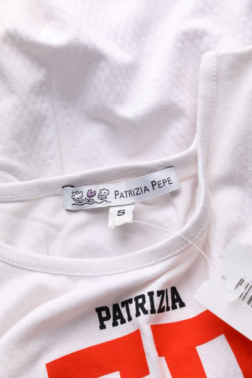Carou PATRIZIA PEPE T-Shirt Im Layer Look Mit Mesh-Einsatz