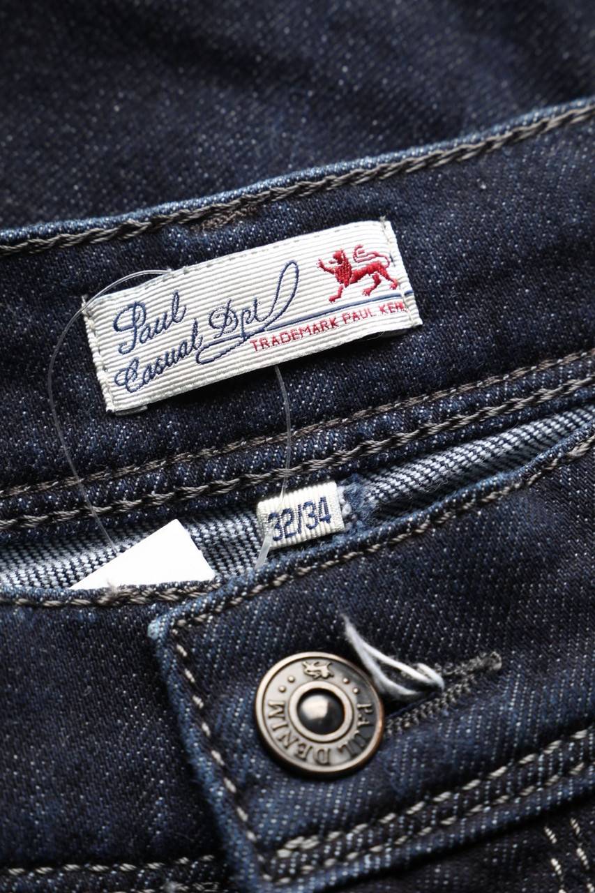 Carou Paul Casual Dpt By Paul Kehl Zürich Dark Denim Straight Cut Jeans