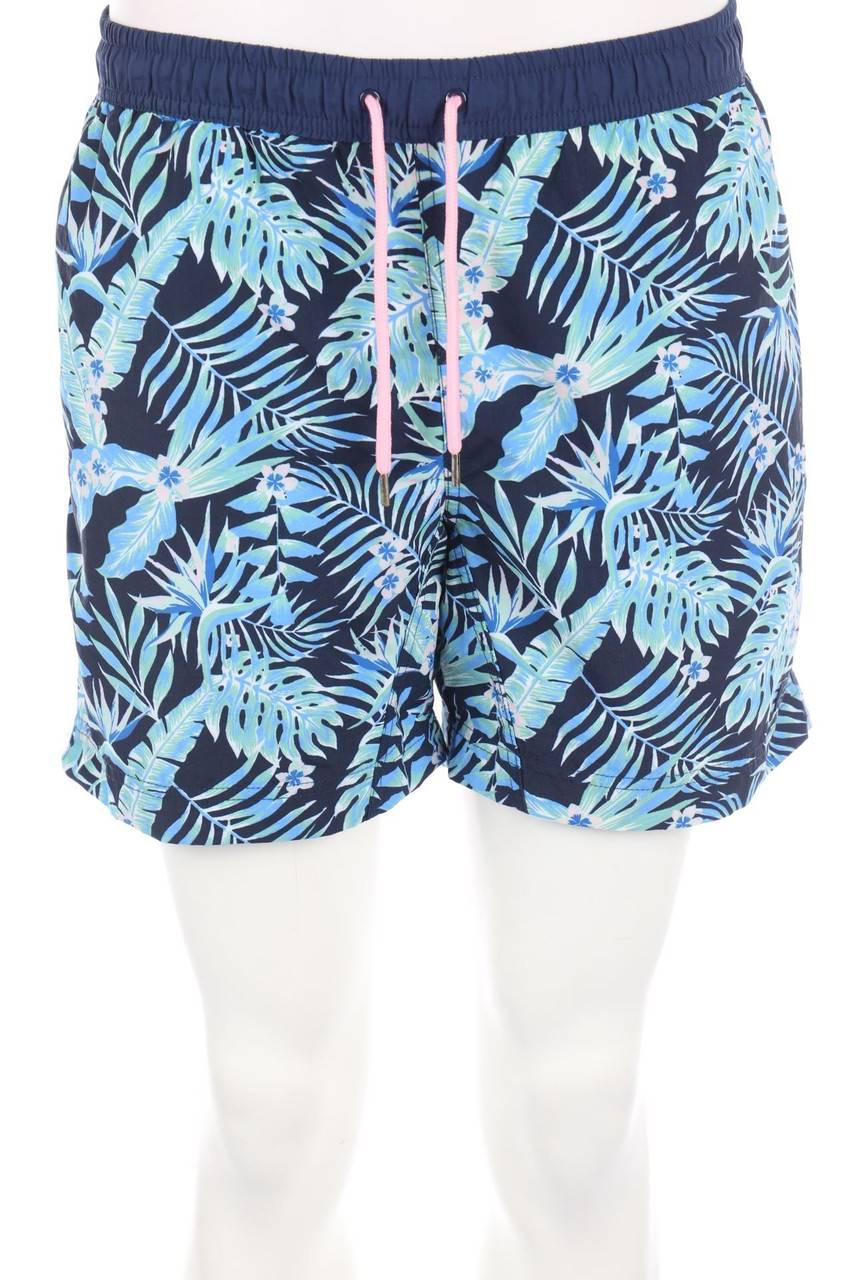 Carou Paul Casual Dpt by Paul Kehl Zürich Schwimm-Shorts mit Tropical Print