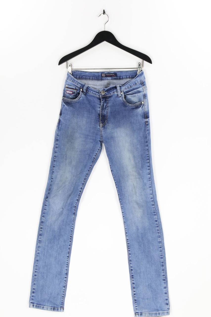Carou PAUL & SHARK Vintage-Jeans mit Logo-Applikation