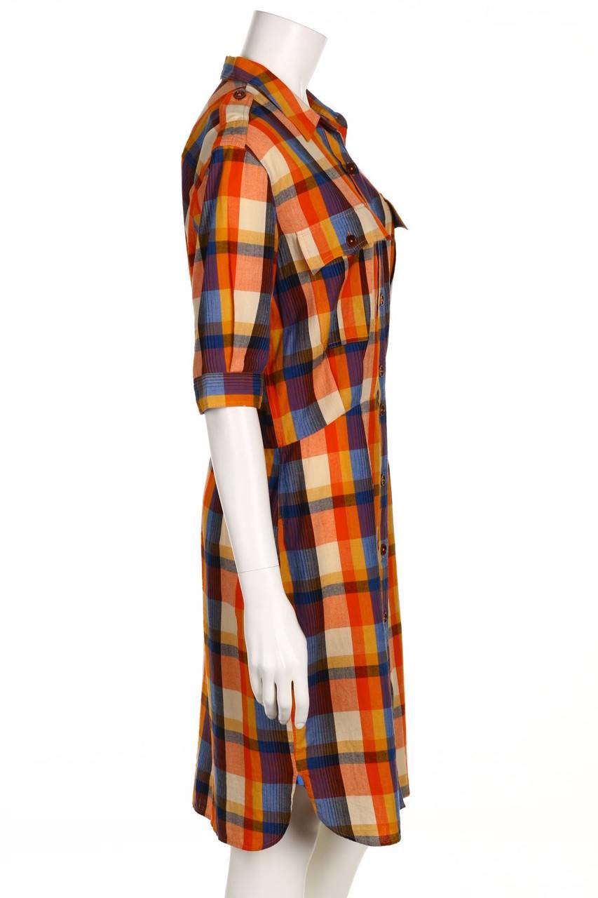Carou Paul Smith Kleid Aus Baumwolle Mit Karo-Muster