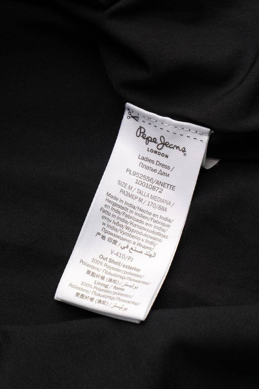 Carou Pepe Jeans Chiffon-Midikleid In Wickel-Optik Mit Floralem Muster