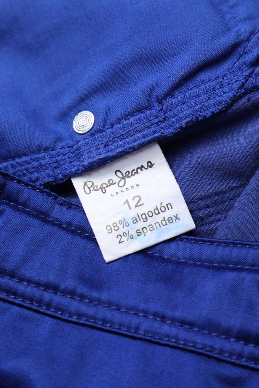 Carou Pepe Jeans London Satin-Shorts Mit Logo-Patch