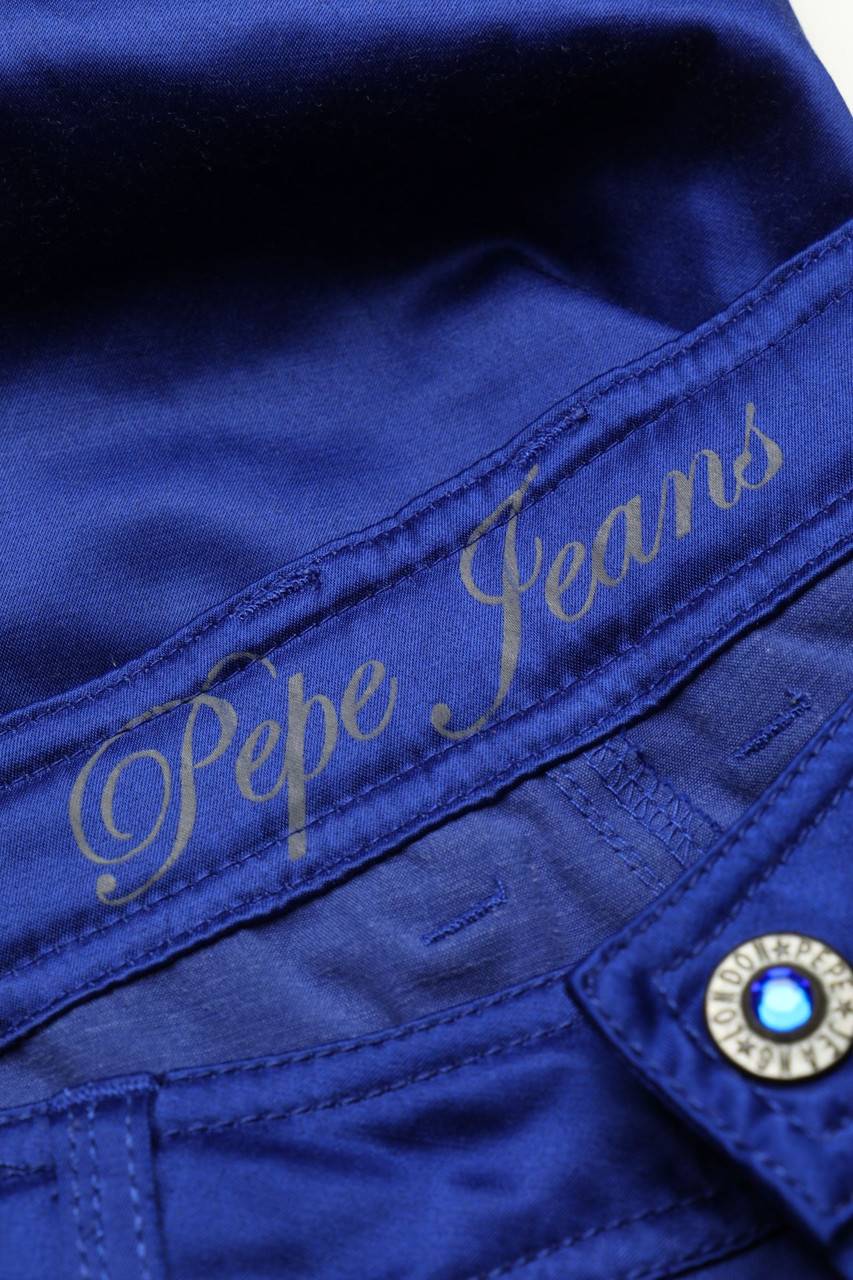 Carou Pepe Jeans London Satin-Shorts Mit Logo-Patch