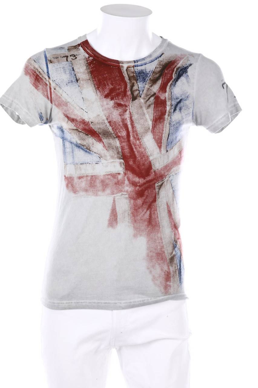 Carou Pepe Jeans London T-Shirt mit Rundhals mit Print