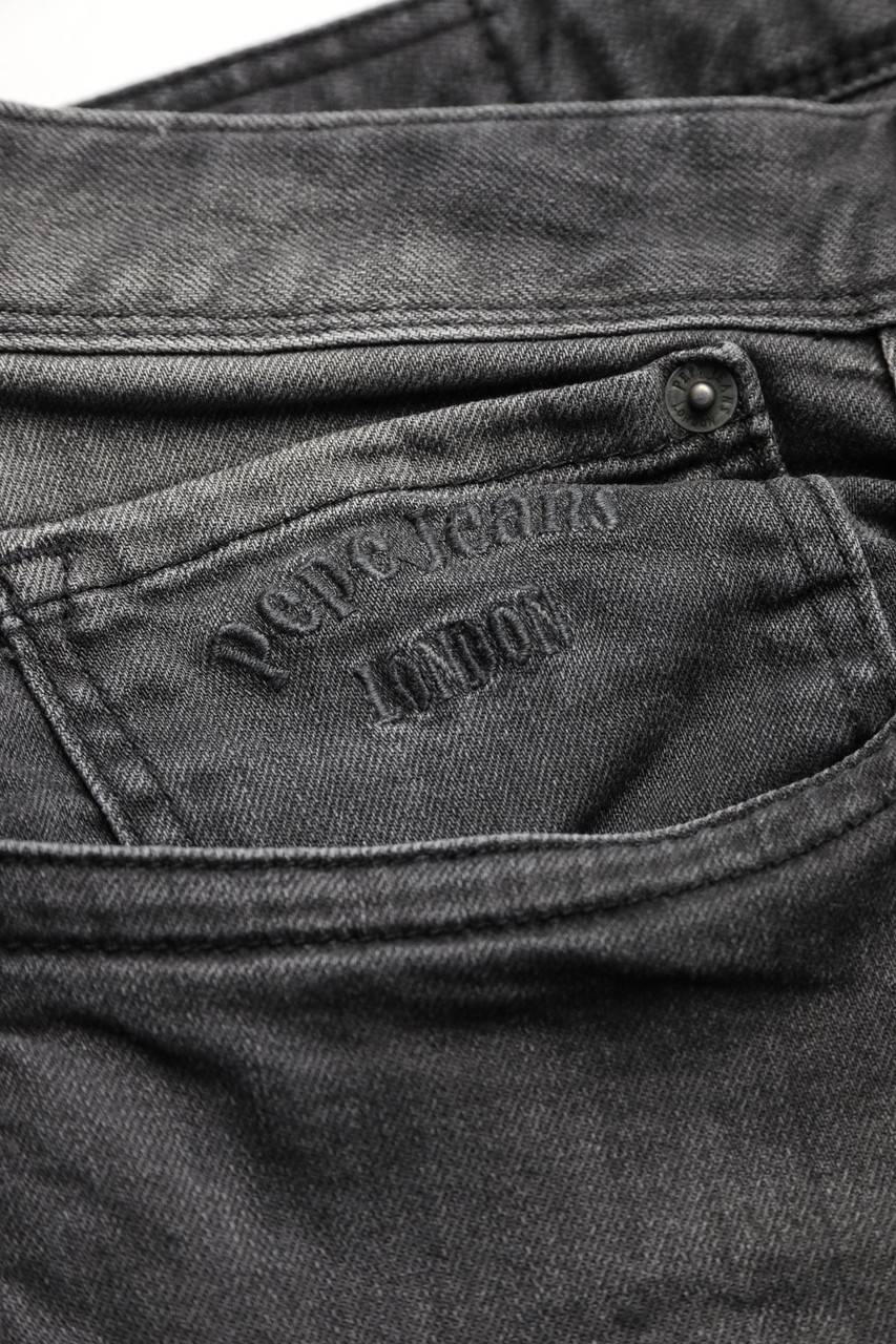 Carou Pepe Jeans Used Look Straight Cut Jeans Mit Logo-Patch