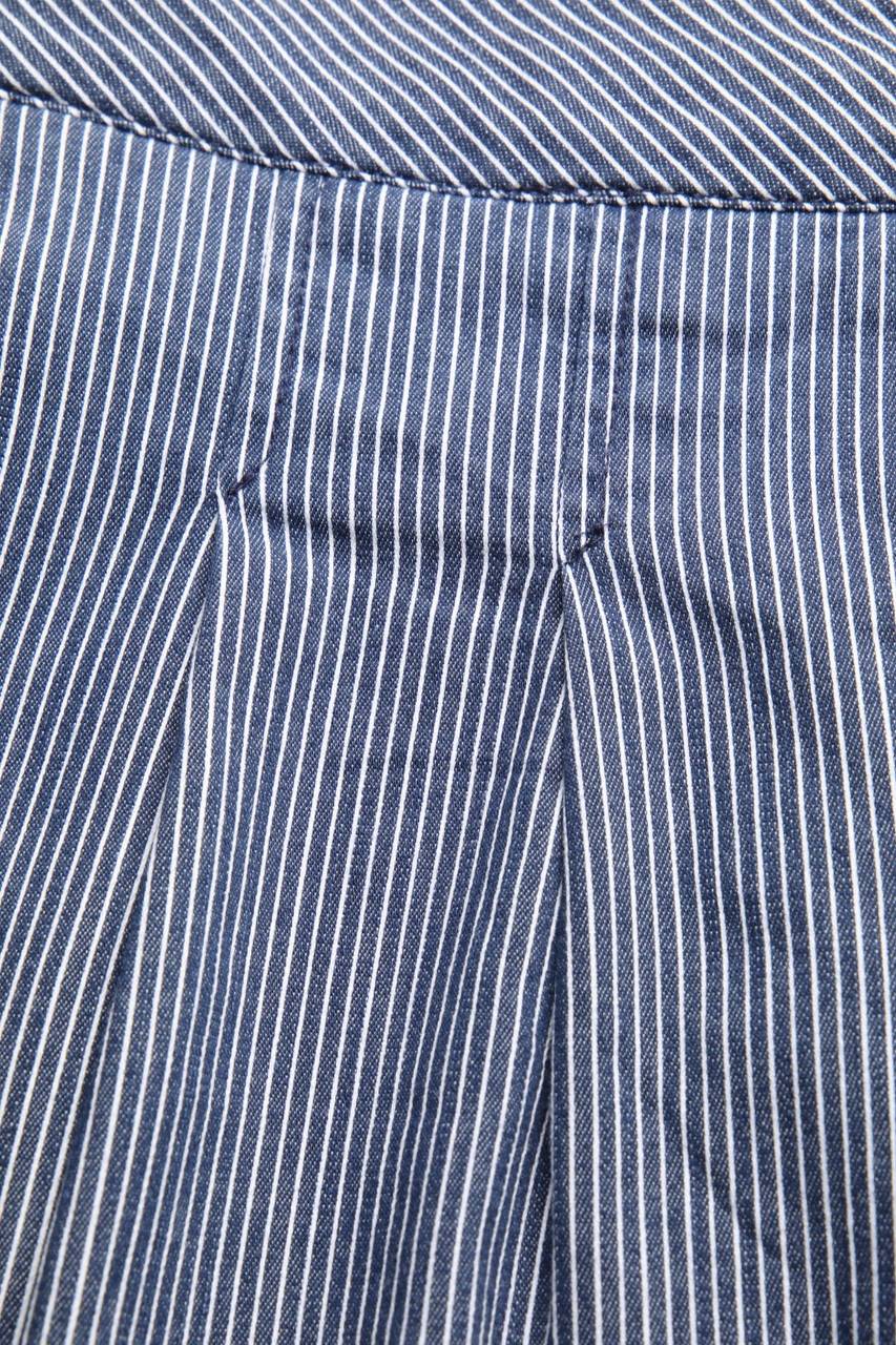 Carou Peter Hahn Cropped-Bundfaltenhose Mit Streifen