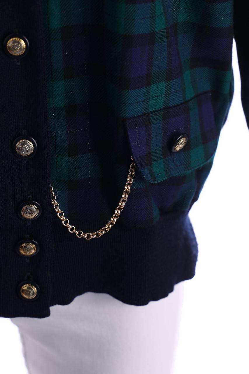 Carou Peter Hahn Vintage-Cardigan Aus Schurwoll-Mix