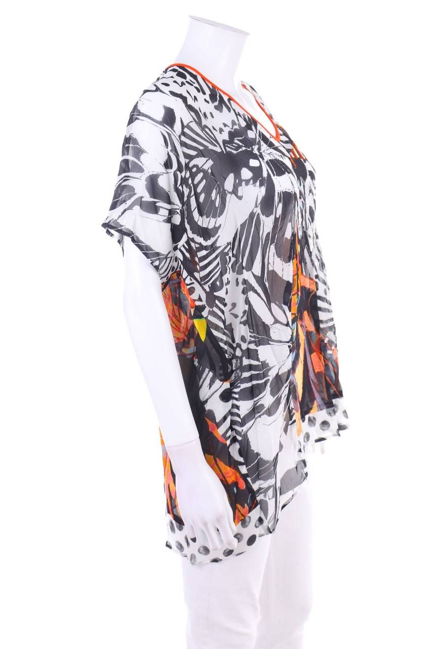 Carou PIANURASTUDIO Bluse Mit Asymmetrischem Schnitt