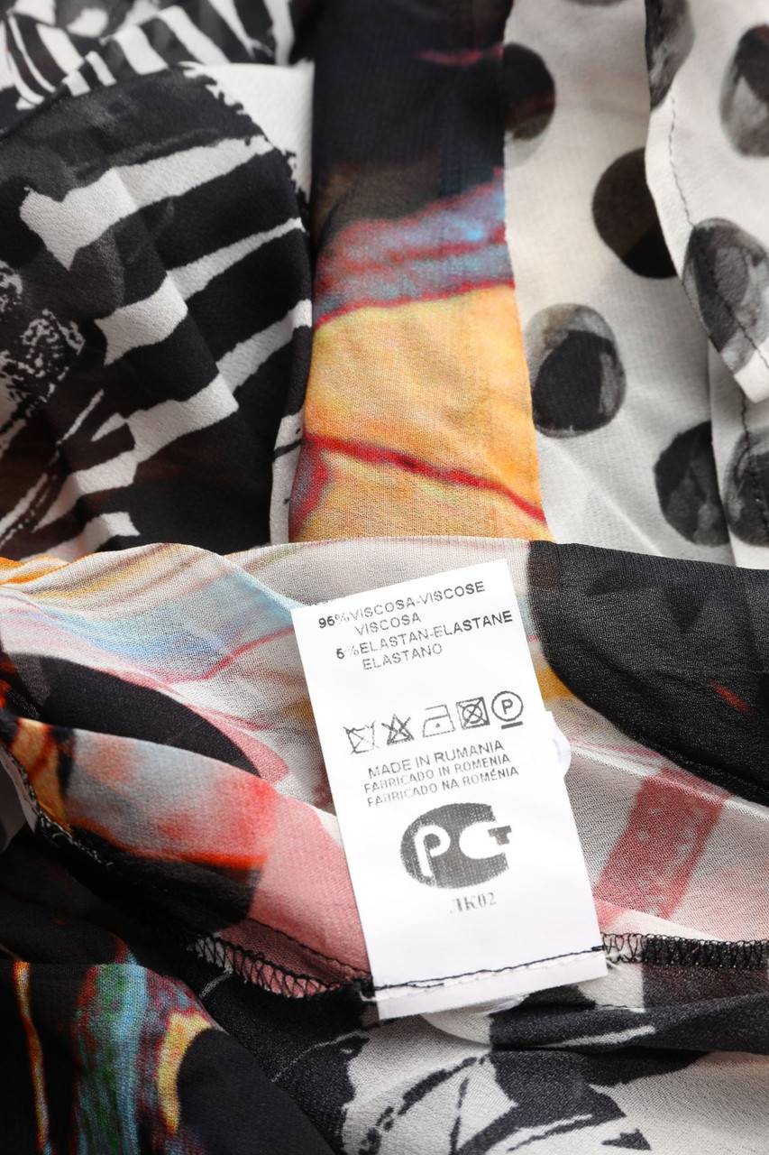 Carou PIANURASTUDIO Bluse Mit Asymmetrischem Schnitt