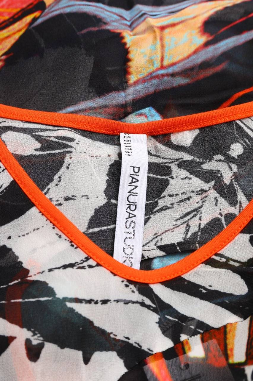 Carou PIANURASTUDIO Bluse Mit Asymmetrischem Schnitt