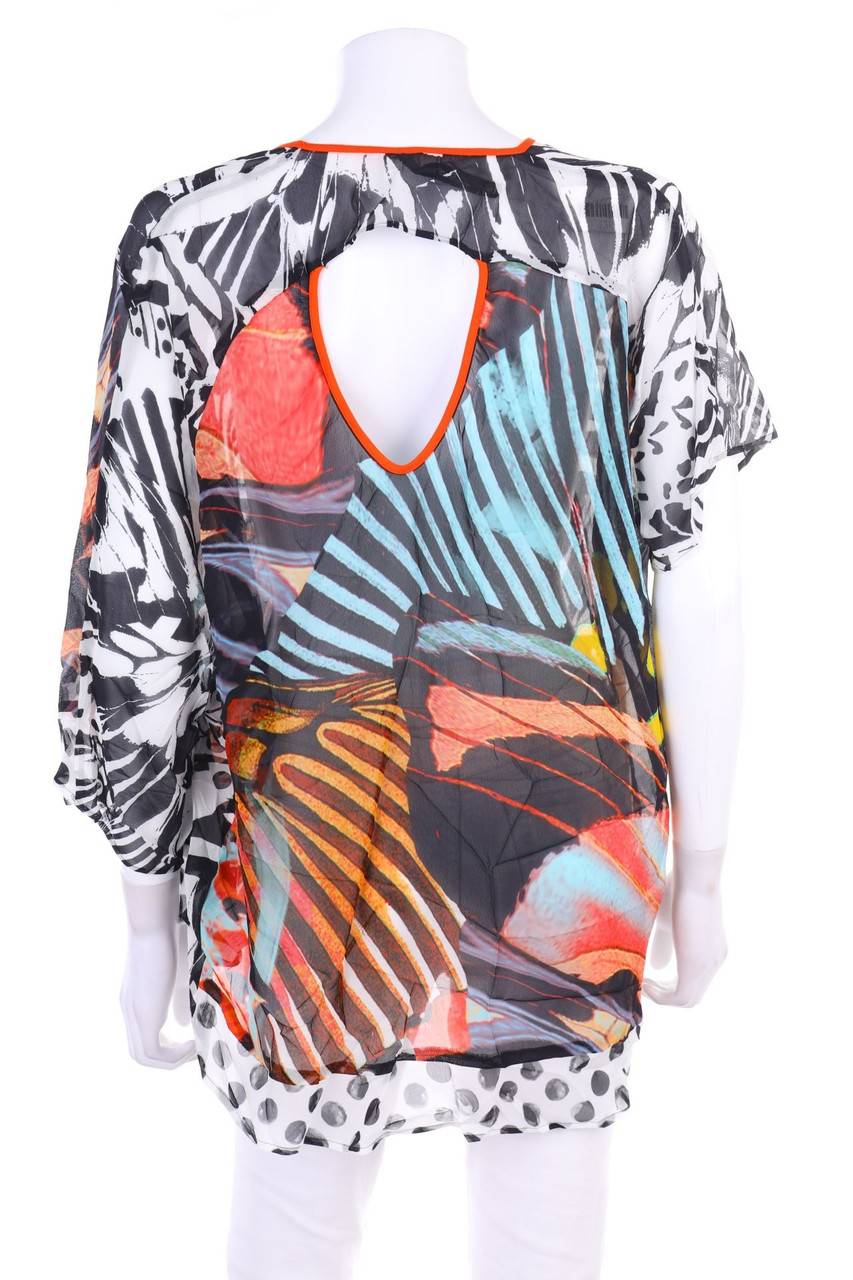 Carou PIANURASTUDIO Bluse Mit Asymmetrischem Schnitt