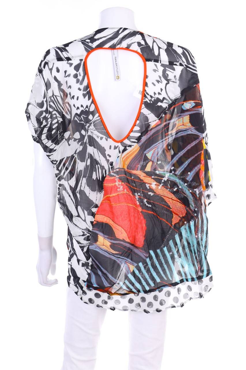 Carou PIANURASTUDIO Bluse Mit Asymmetrischem Schnitt