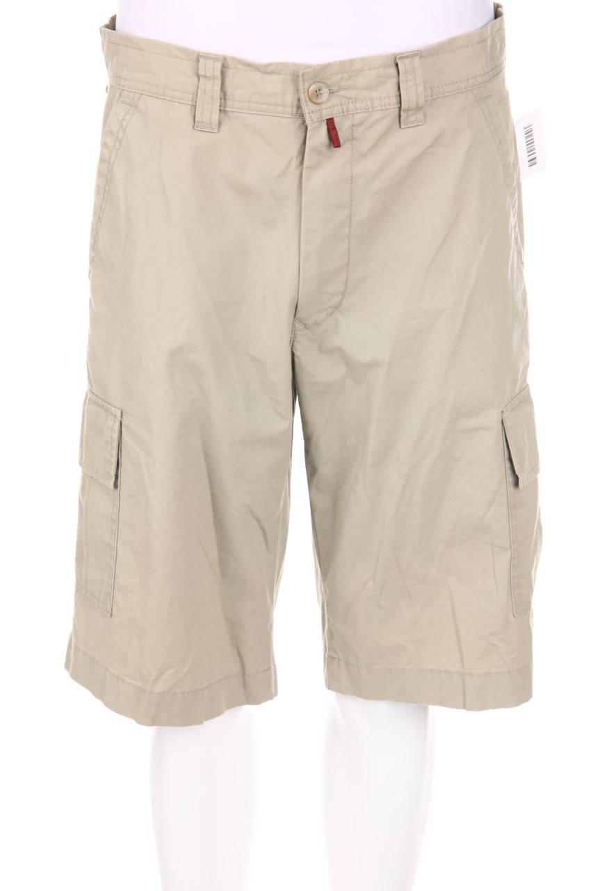 Carou PIERRE CARDIN JEANS Cargo-Shorts mit Logo-Applikation