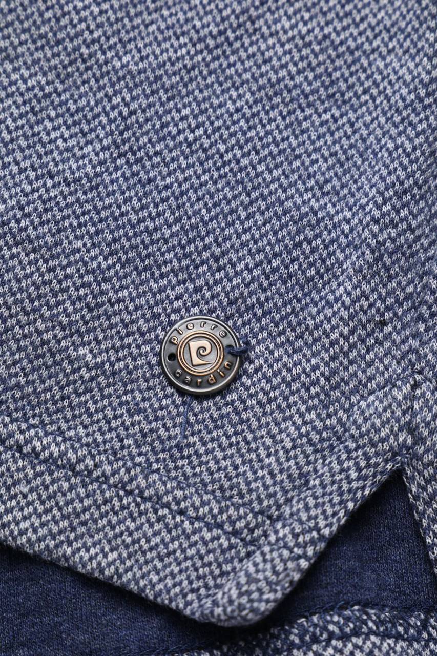 Carou Pierre Cardin Longsleeve-Poloshirt Mit Zickzack-Muster