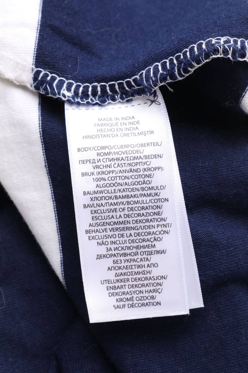 Carou Polo By Ralph Lauren Baumwoll-Kleid Mit Streifen