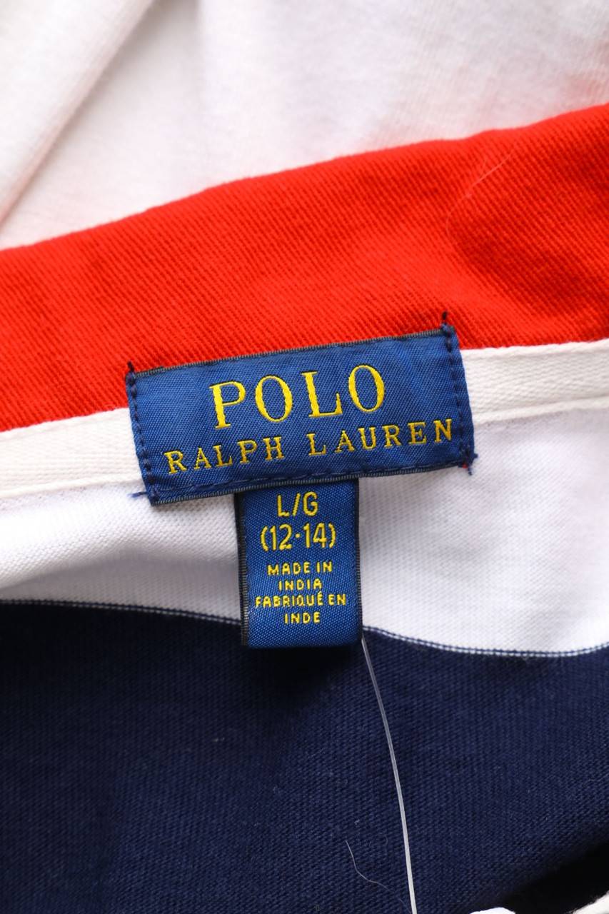 Carou Polo By Ralph Lauren Baumwoll-Kleid Mit Streifen