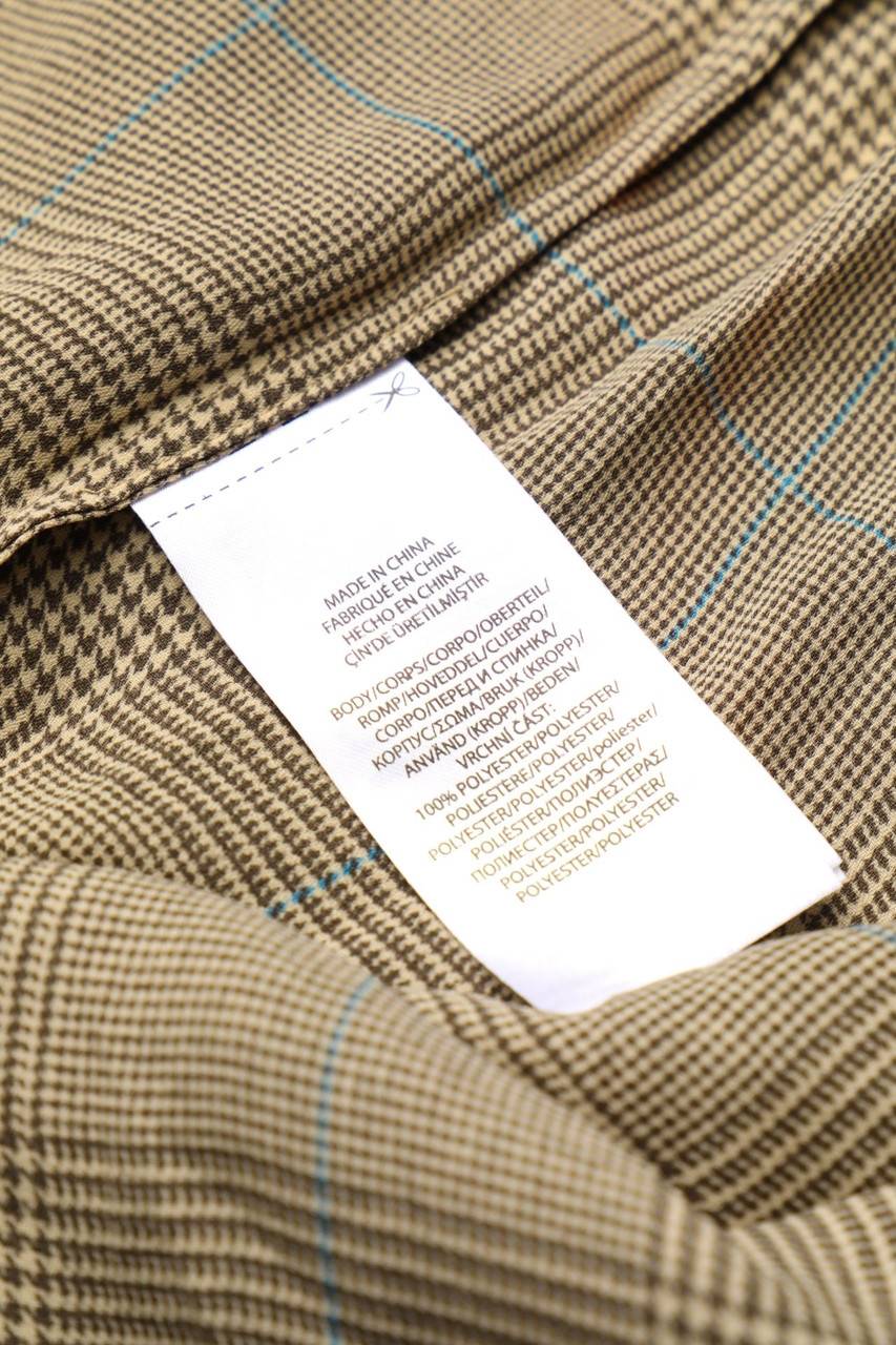 Carou POLO RALPH LAUREN Brit Style-Bluse Mit Karo-Muster