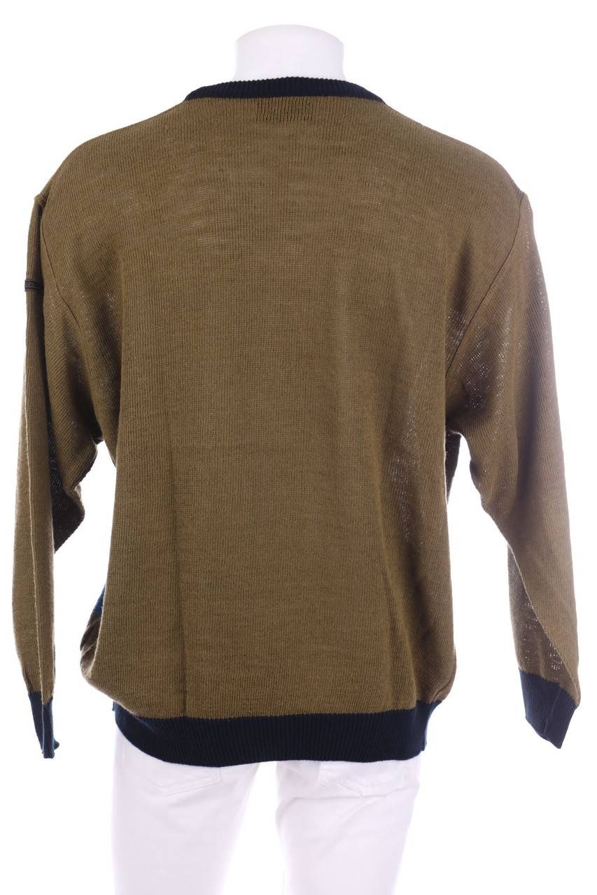 Carou PORTOBELLO´S Pullover Aus Leinen-Mix Mit Stickereien