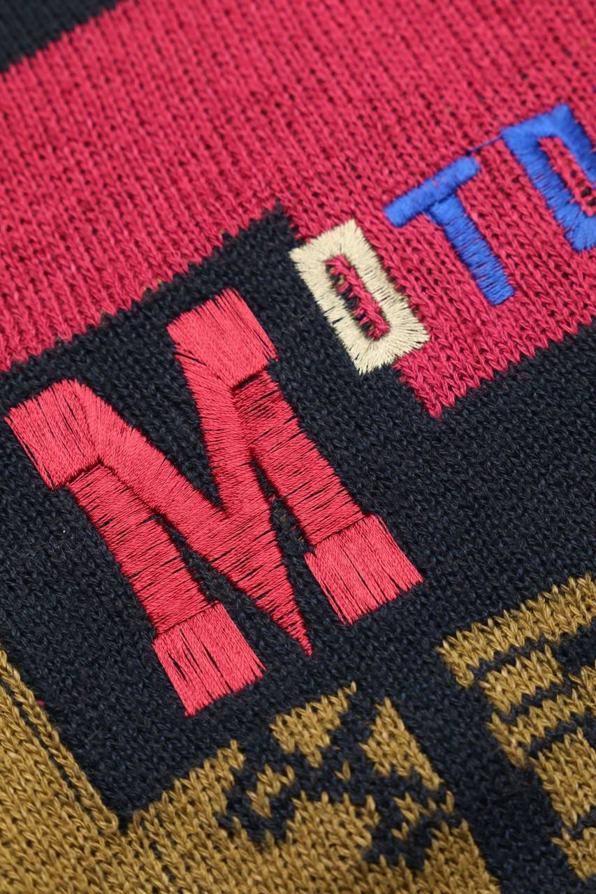 Carou PORTOBELLO´S Pullover Aus Leinen-Mix Mit Stickereien