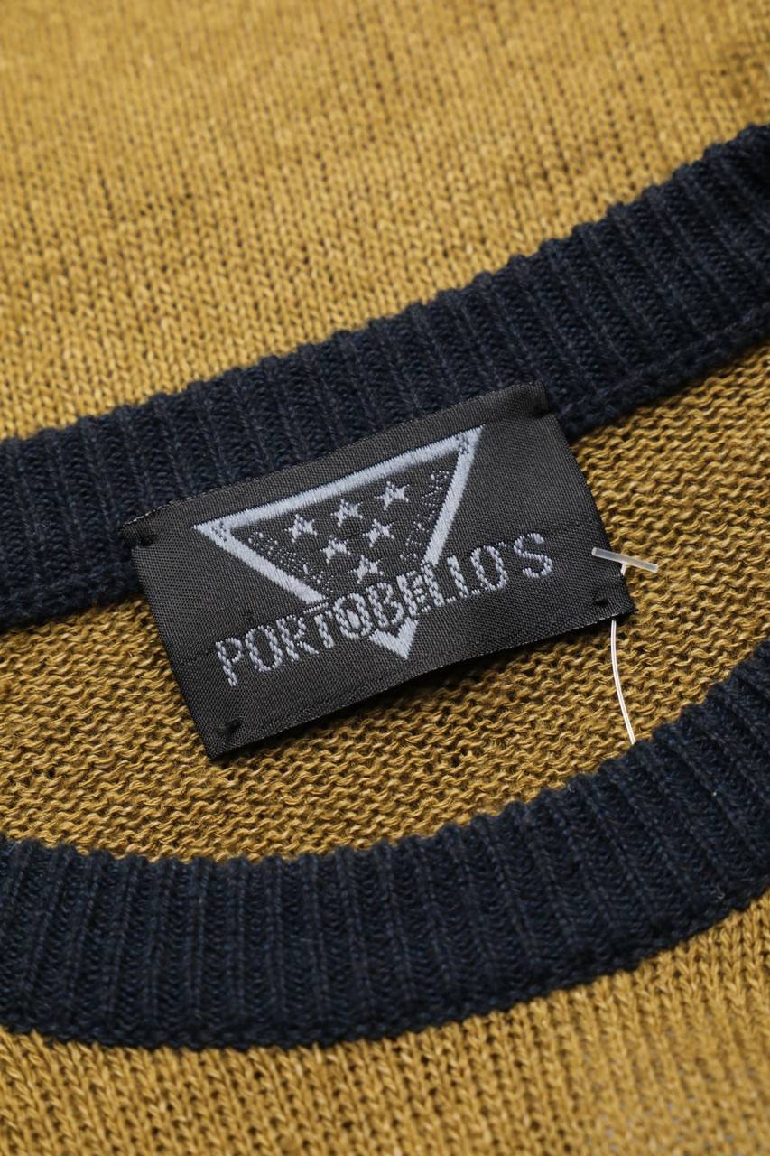 Carou PORTOBELLO´S Pullover Aus Leinen-Mix Mit Stickereien