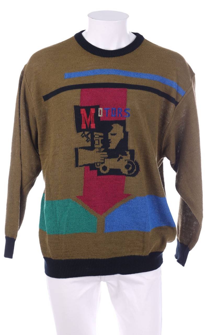 Carou PORTOBELLO´S Pullover aus Leinen-Mix mit Stickereien