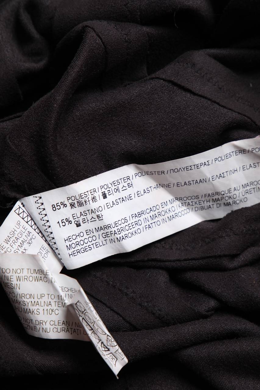 Carou PULL&BEAR Faux Leather-Mini-Rock Im Hippie-Stil Mit Muschelsaum