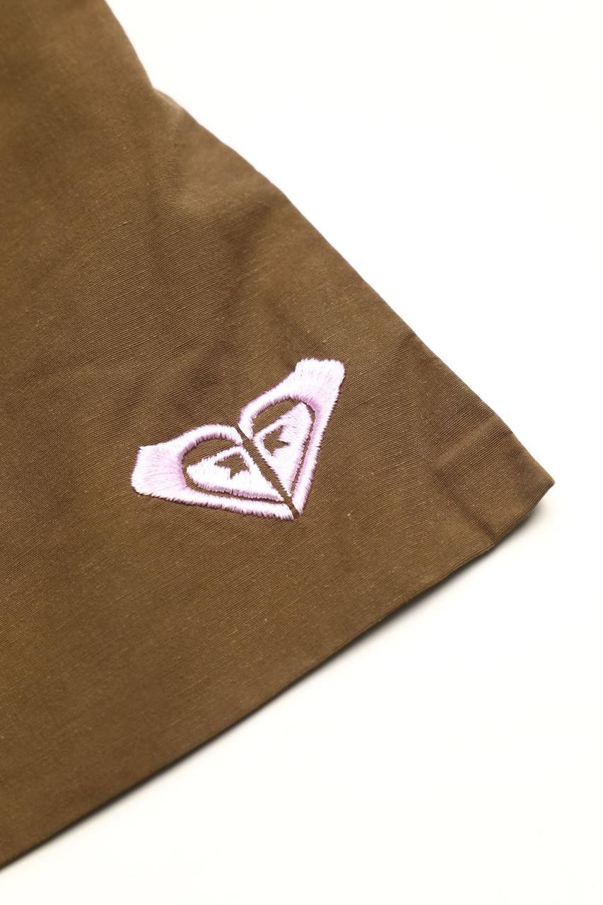 Carou QUIKSILVER Print-Vintage-Hemd-Bluse Mit Kurzem Ärmel