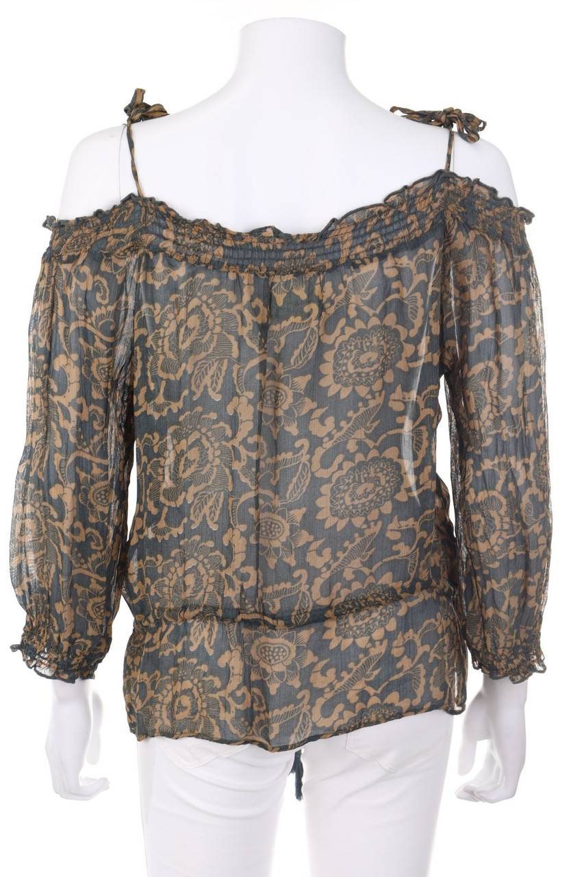 Carou RALPH LAUREN DENIM & SUPPLY Cold-Shoulder-Bluse Mit Floralem Muster