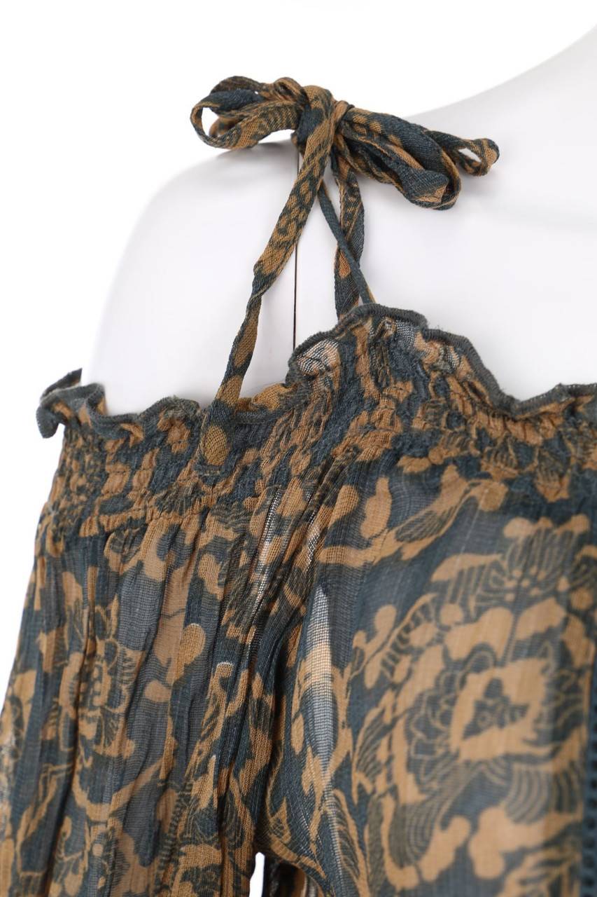 Carou RALPH LAUREN DENIM & SUPPLY Cold-Shoulder-Bluse Mit Floralem Muster