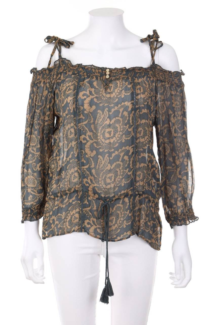 Carou RALPH LAUREN DENIM & SUPPLY Cold-Shoulder-Bluse mit floralem Muster