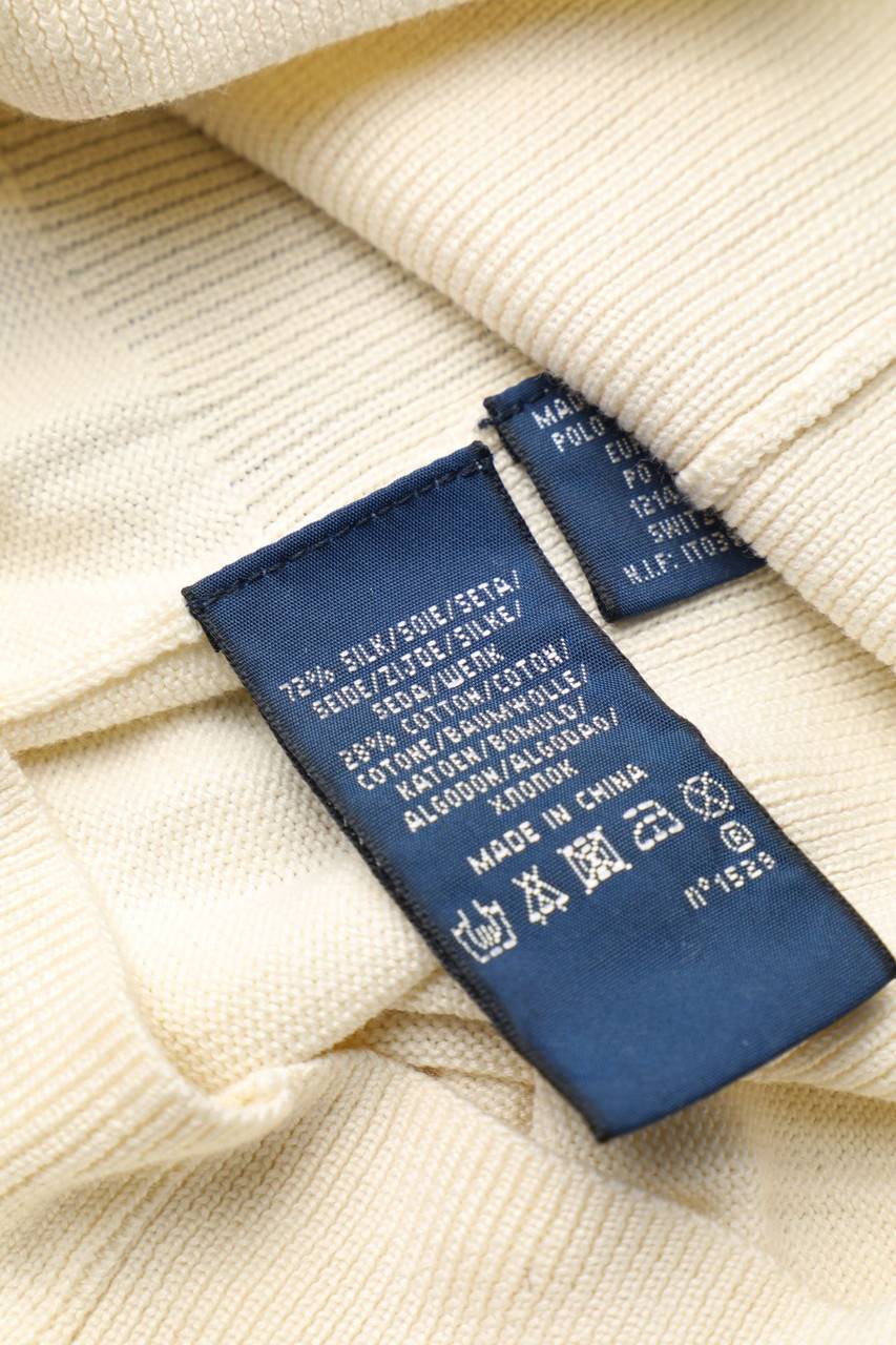 Carou RALPH LAUREN Sommer-Polo-Pullover Aus Seiden-Mischung