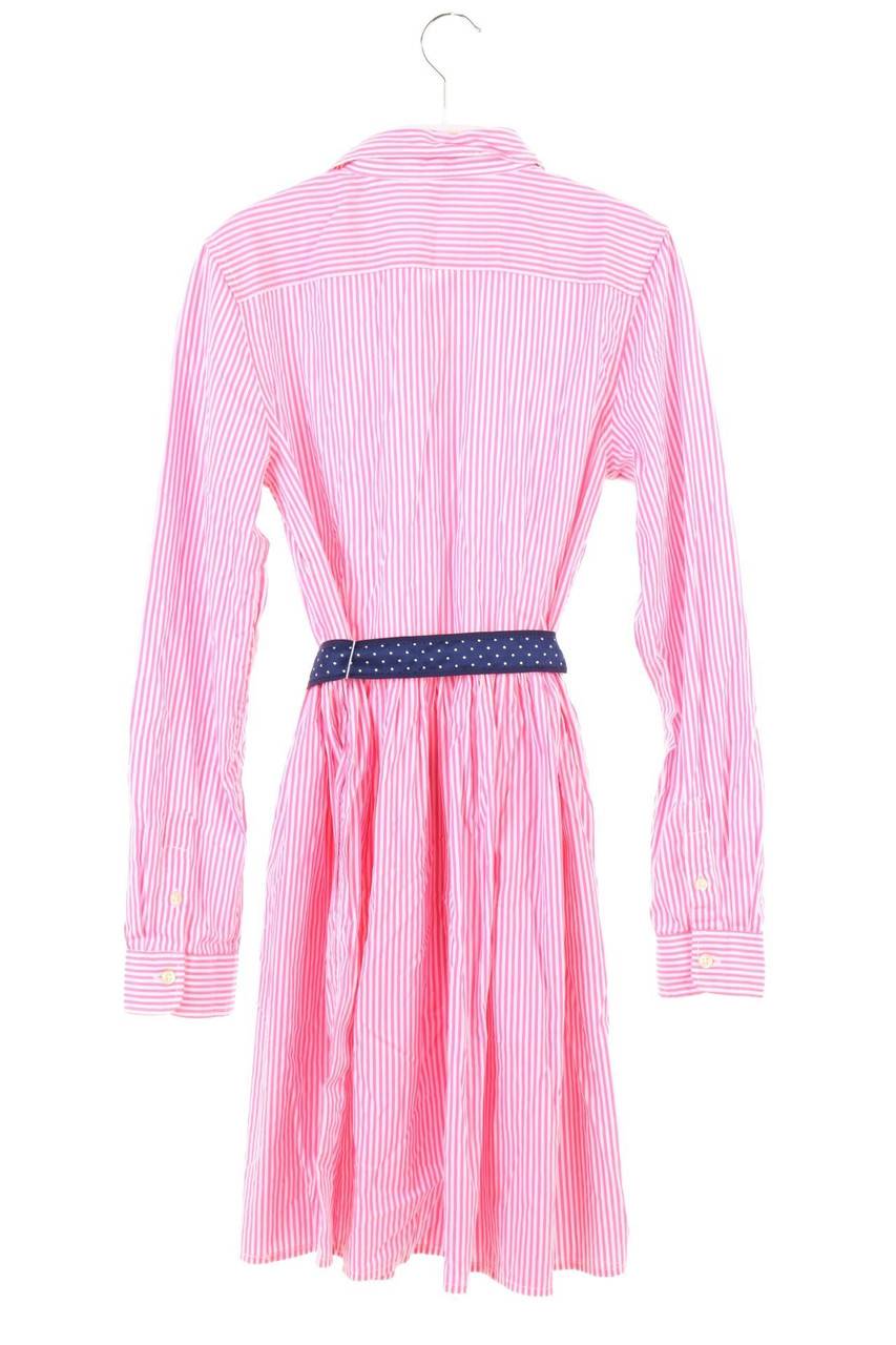 Carou RALPH LAUREN Streifen-Kleid Mit Logo-Stickerei