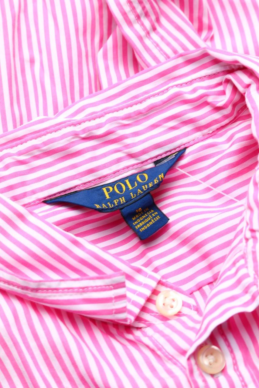 Carou RALPH LAUREN Streifen-Kleid Mit Logo-Stickerei