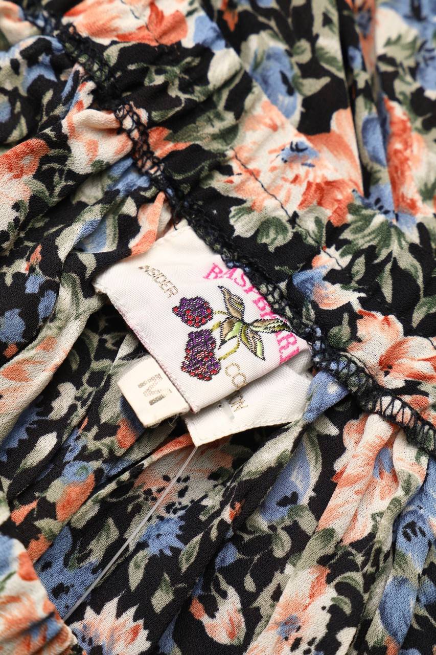 Carou RASPBERRY Collection Vintage-Midirock Mit Blumen-Print