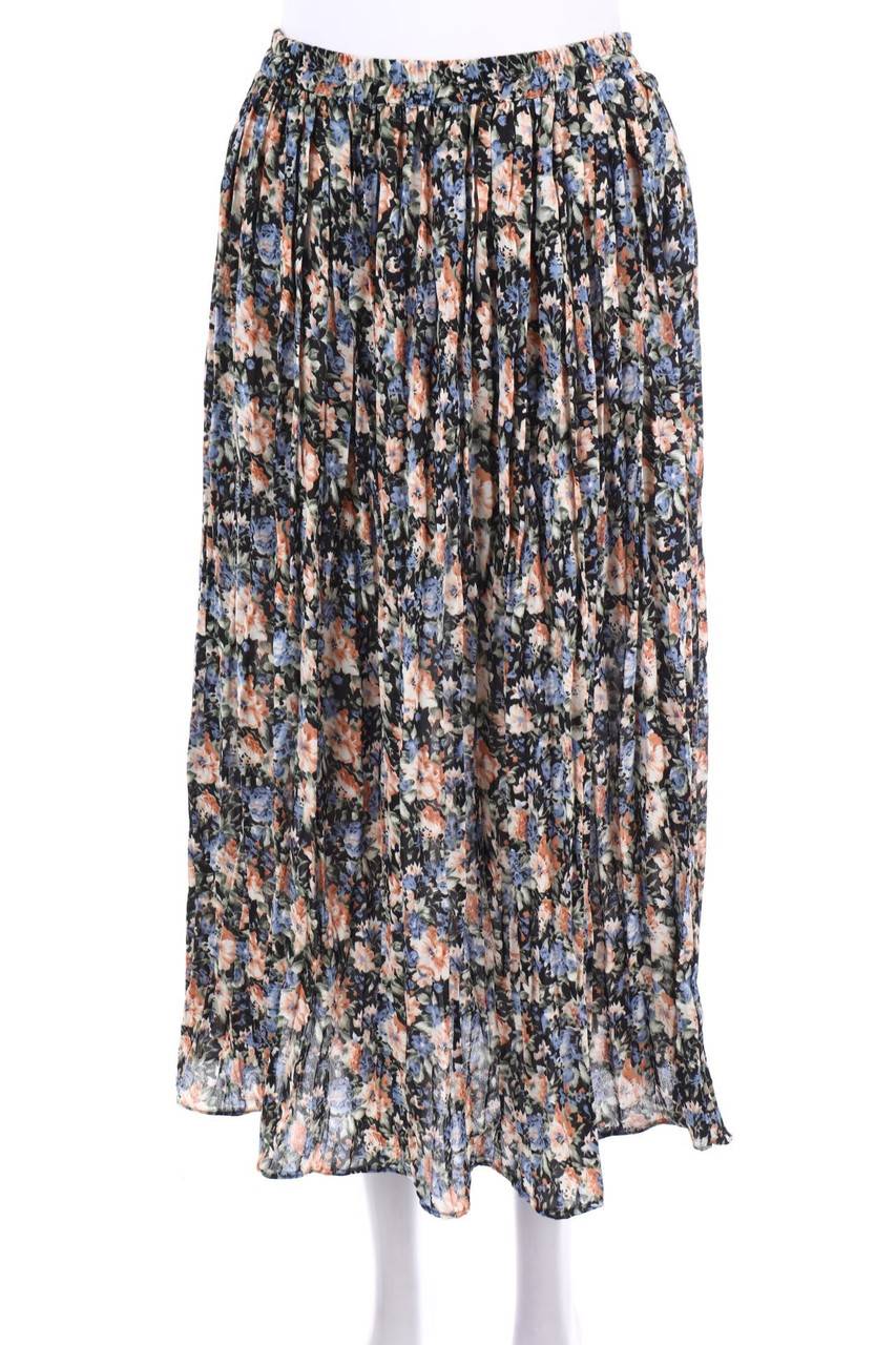 Carou RASPBERRY collection Vintage-Midirock mit Blumen-Print