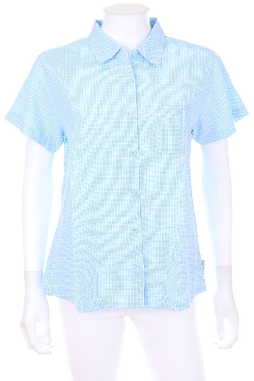 Carou Regatta Hemd-Bluse mit kurzem Ärmel mit Karo-Muster