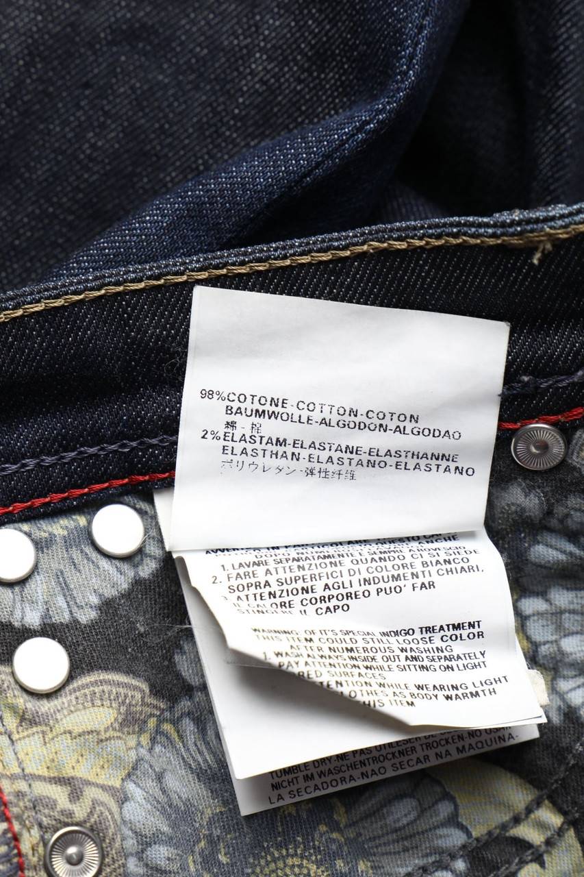 Carou Replay Blue Jeans Used Look Skinny-Jeans Mit Logo-Plakette