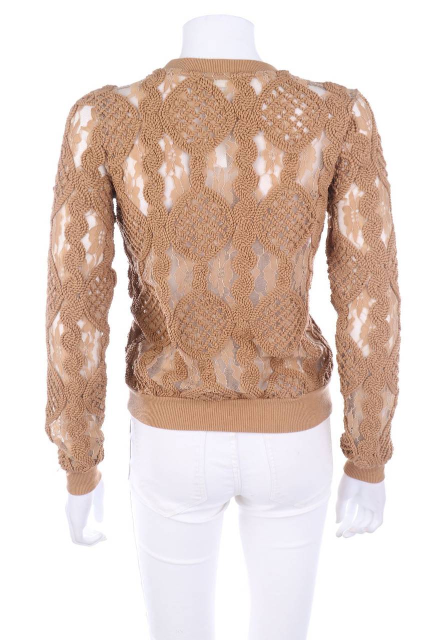 Carou RESERVED Longsleeve-Shirt Aus Spitze Mit Applikationen
